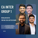 CA Inter May 26 & Sep 26 Exams | Group 1 Combo | LIVE Regular Batch